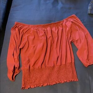 Maroon 3/4 Sleeve blouse